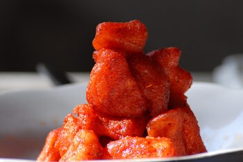 La fruta enchilada es uno