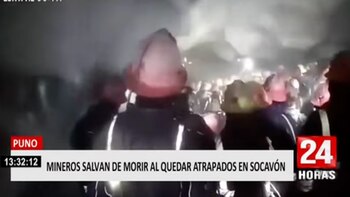 Puno: mineros fueron rescatados de