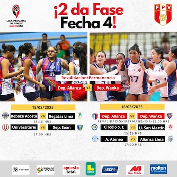 Programación de la Fecha 4