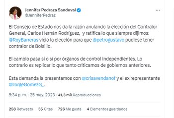 La representante celebró el fallo
