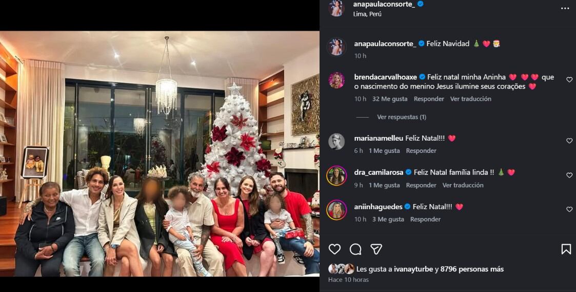 Ana Paula Consorte y Paolo Guerrero desatan rumores de matrimonio tras viaje familiar a Disney. Infobae Perú / Captura: IG