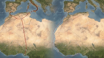 Dos megaproyectos energéticos pueden competir por llevar gas nigeriano a Europa, con Marruecos y Argelia como rutas rivales, mientras la UE busca alternativas al gas ruso