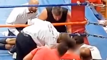 El supuesto boxeador sufrió un