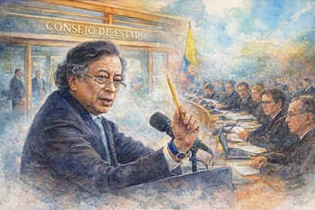 Gustavo Petro respondió al Consejo de Estado tras la suspensión del traslado de recursos de fondos privados hacia Colpensiones - crédito VIsuales IA