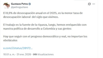 Petro sacó pecho de las