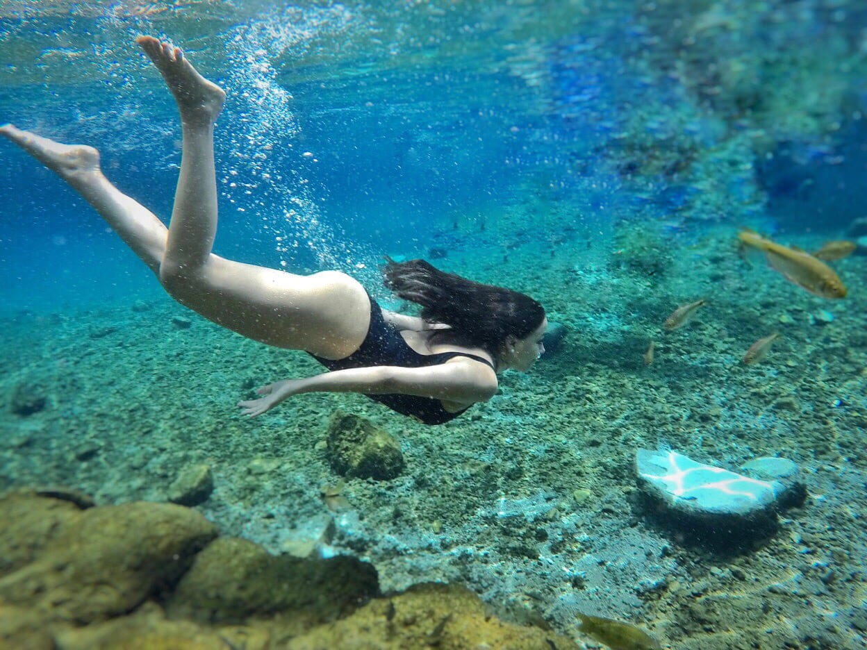 El punto donde emerge el agua desde el subsuelo se conoce como El Borbollón, origen hidrológico del río. (Foto: Visit Mexico)