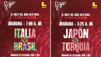 Latina TV pasará las dos