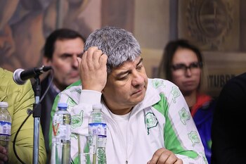 Pablo Moyano se mostró más