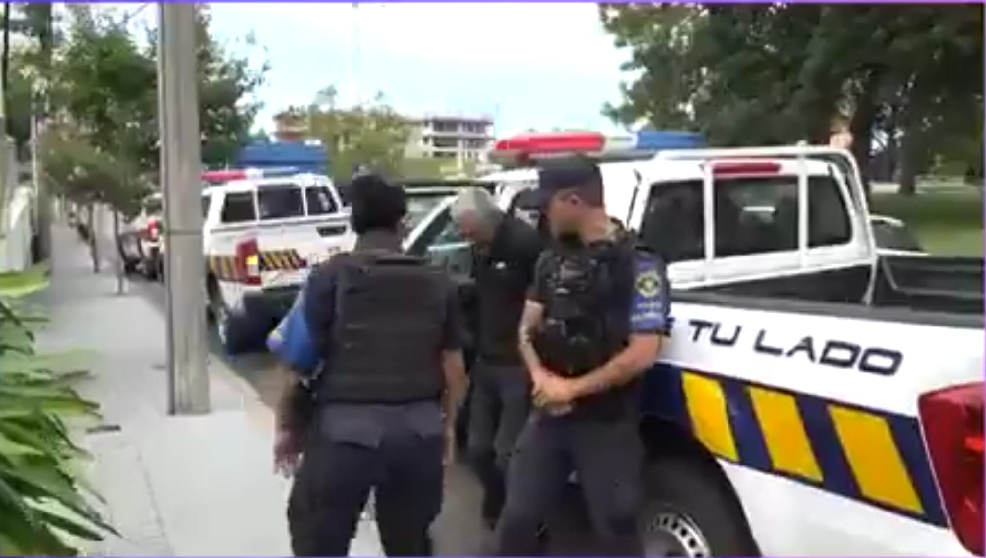 Cayó el Negro Tony en Punta de Este por usurpar viviendas (Captura Telenoche/Canal 4)