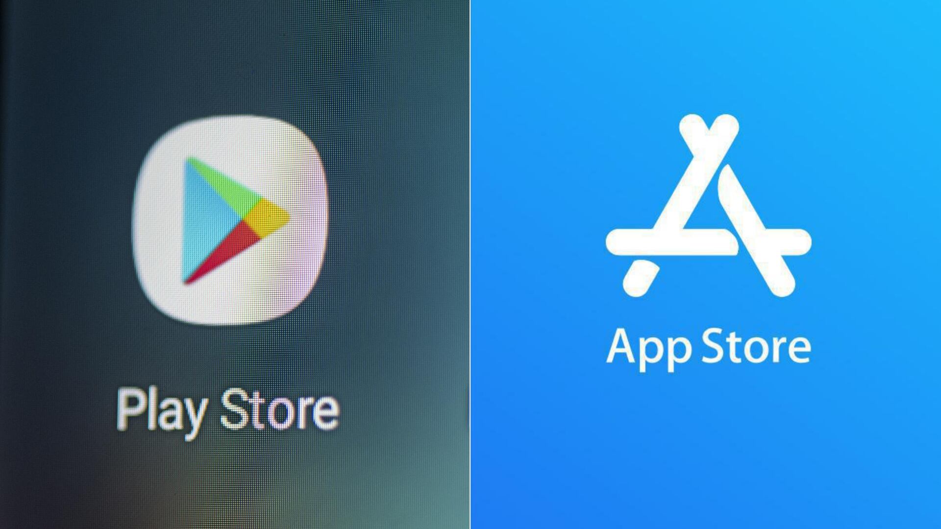 La Play Store y la App Store tenían aplicaciones que generaban deepfakes sexuales. (Composición Infobae: Apple / Europa Press)