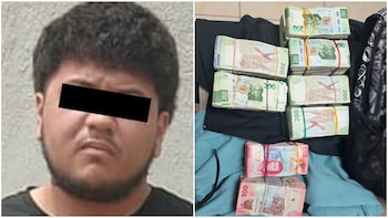 Con medio millón de pesos en su mochila y sus prendas: así fue detenido un hombre en inmediaciones del Zócalo de la CDMX
