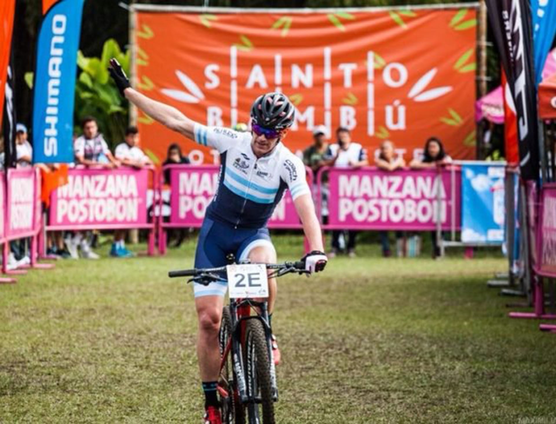Catriel Soto, ciclista argentino que participó de dos Juegos Olímpicos en 2012 y 2016 (@DeportesAR)
