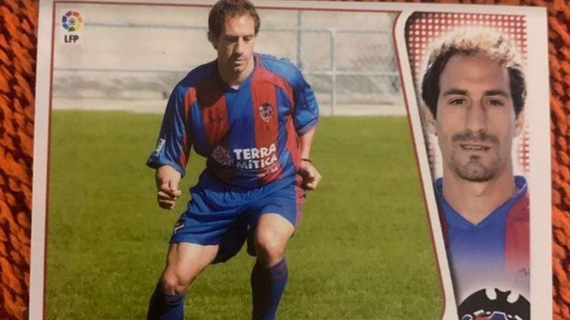 Cromo de Luis Rubiales en su etapa como jugador del Levante (Wallapop)