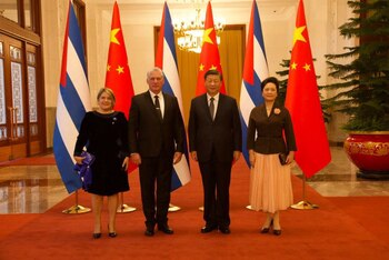 Xi Jinping y MIguel Díaz-Canel