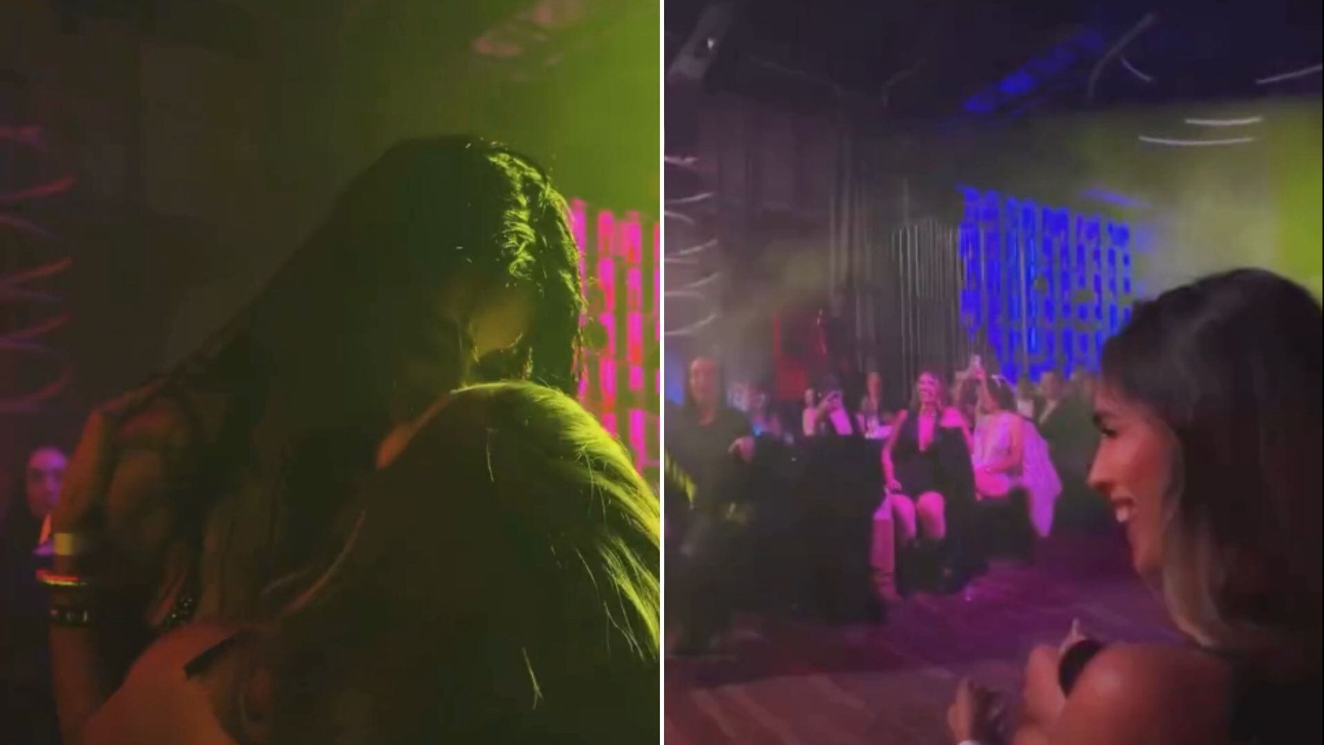 Daniela Celis deslumbró en "Sex" y sorprendió al público con un inesperado beso a Julieta Poggio