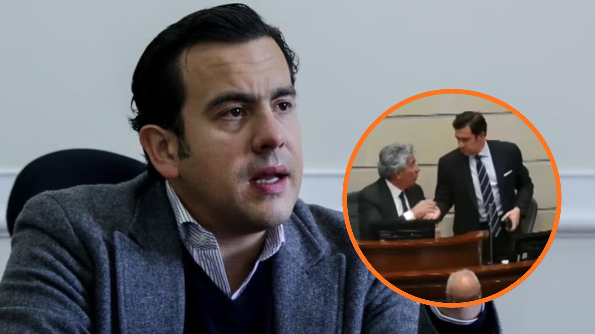 Así fue como Rodrigo Lara se enteró que no iba más como ministro del Interior por orden de Abelardo de la Espriella: estaba en plena sesión del Congreso