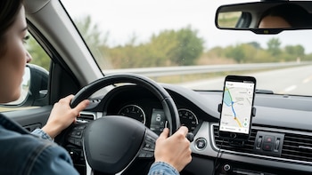 Robaron a una conductora de