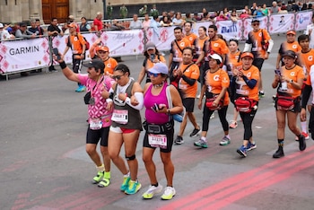 Los tres últimos corredores llegaron