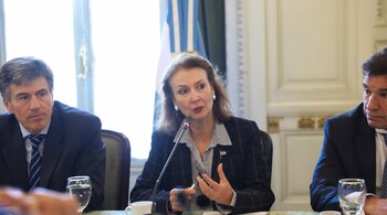 La canciller argentina, Diana Mondino,