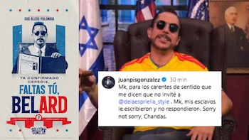 ‘Juanpis González’ respondió a quienes lo acusaron de “no invitar” a De la Espriella a su programa: ”Sorry not sorry"