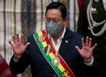 Luis Arce, presidente de Bolivia
