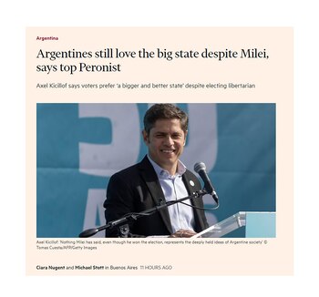 Axel Kicillof es el líder