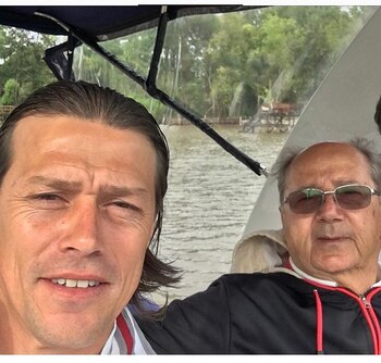 Óscar Almeyda, padre del entrenador