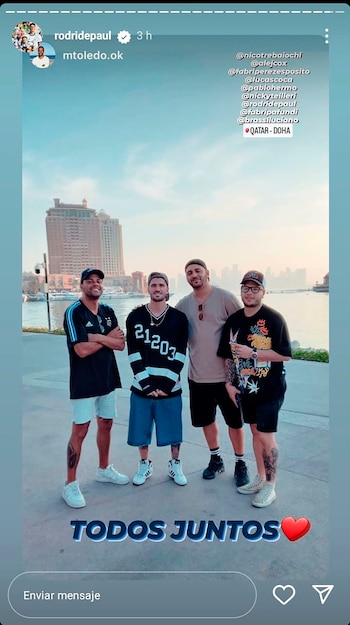 Rodrigo De Paul disfrutó su