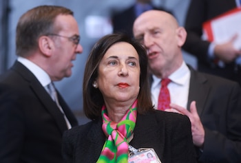 La ministra española de Defensa,