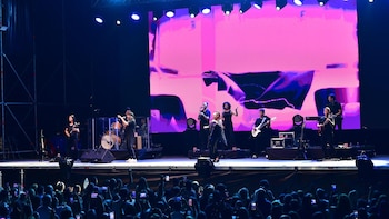 Torrelavega cierra 'Vive la Feria' con una 'Noche de himnos' encabezada por Camela