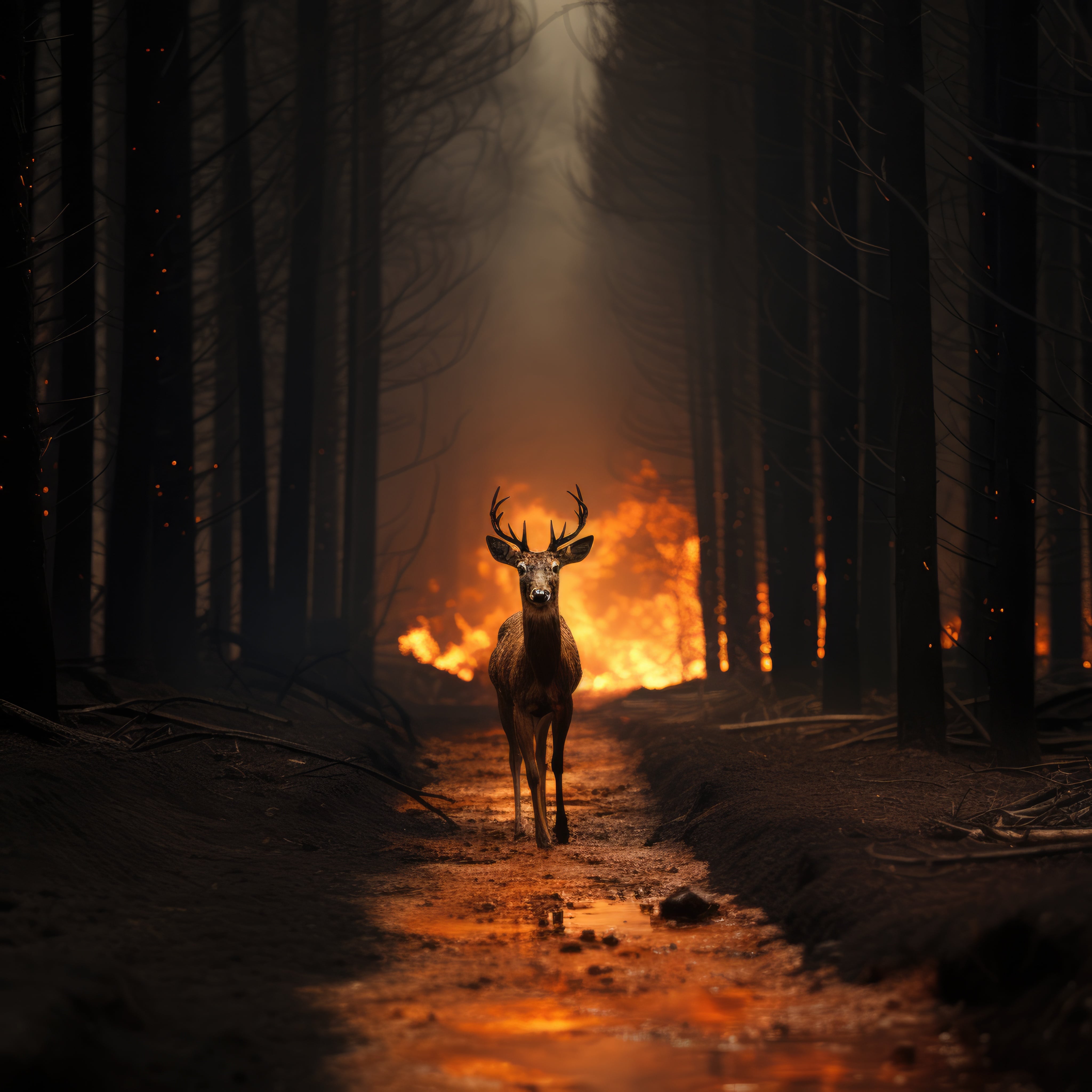 Las partículas finas generadas por incendios forestales penetran los pulmones y agravan enfermedades respiratorias (Freepik)