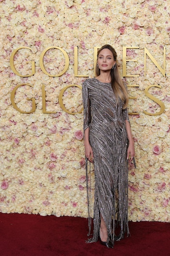 Angelina Jolie destaca con vestido