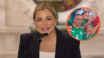 Maru Campos niega uso de recursos públicos tras aparición de su secretario particular en el Mundial