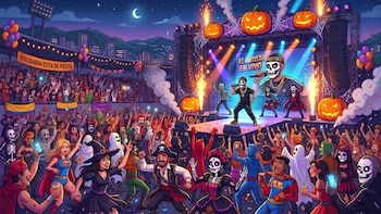 Conciertos de Halloween en Colombia: desde Ryan Castro hasta leyendas de la electrónica protagonizan la programación