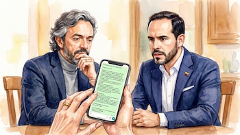 Juan Daniel Oviedo cuestionó los mensajes de WhatsApp que siguen llegando al celular de su madre, referentes a la campaña de Abelardo de la Espriella