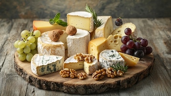 Los quesos como el feta