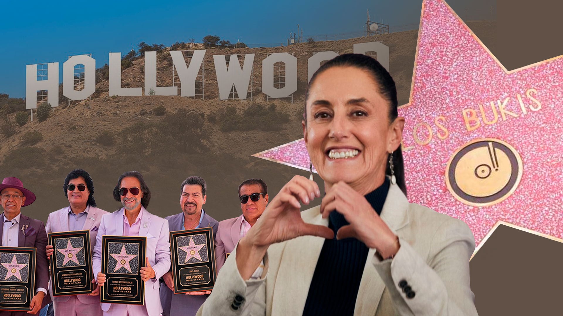 Festejan a Los Bukis en ‘Mañanera’ de Claudia Sheinbaum por estrella en Paseo de la Fama en Hollywood: “Un orgullo”. | Portada: Jovani Pérez, Infobae México.