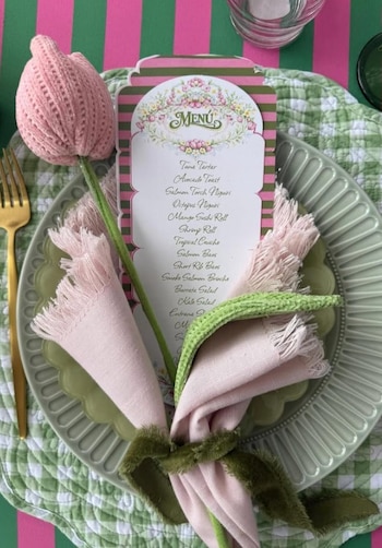 El menú elegido por Antonela