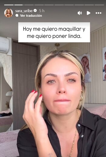 Sara Uribe aconsejó que en los momentos tristes hay que ponerle actitud a la vida - crédito @sara_uribe/IG