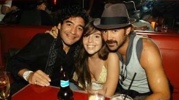 Dalma Maradona relató su encuentro con Colin Farrell: “Papá, ¿te podés correr que me estoy sacando una foto con mi novio?”
