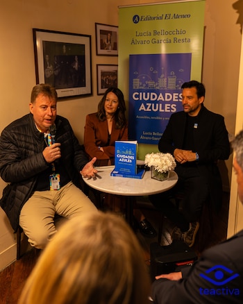 Paulo Morales, presidente de TEActiva, fue parte de la presentación del libro