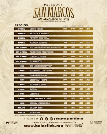 (Facebook: Feria de San Marcos