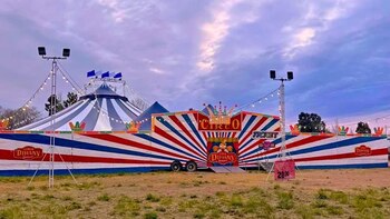 El Circo Dihany, recientemente envuelto