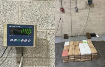 Cocaína decomisada en frontera de