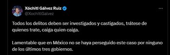 Xóchitl Gálvez también se