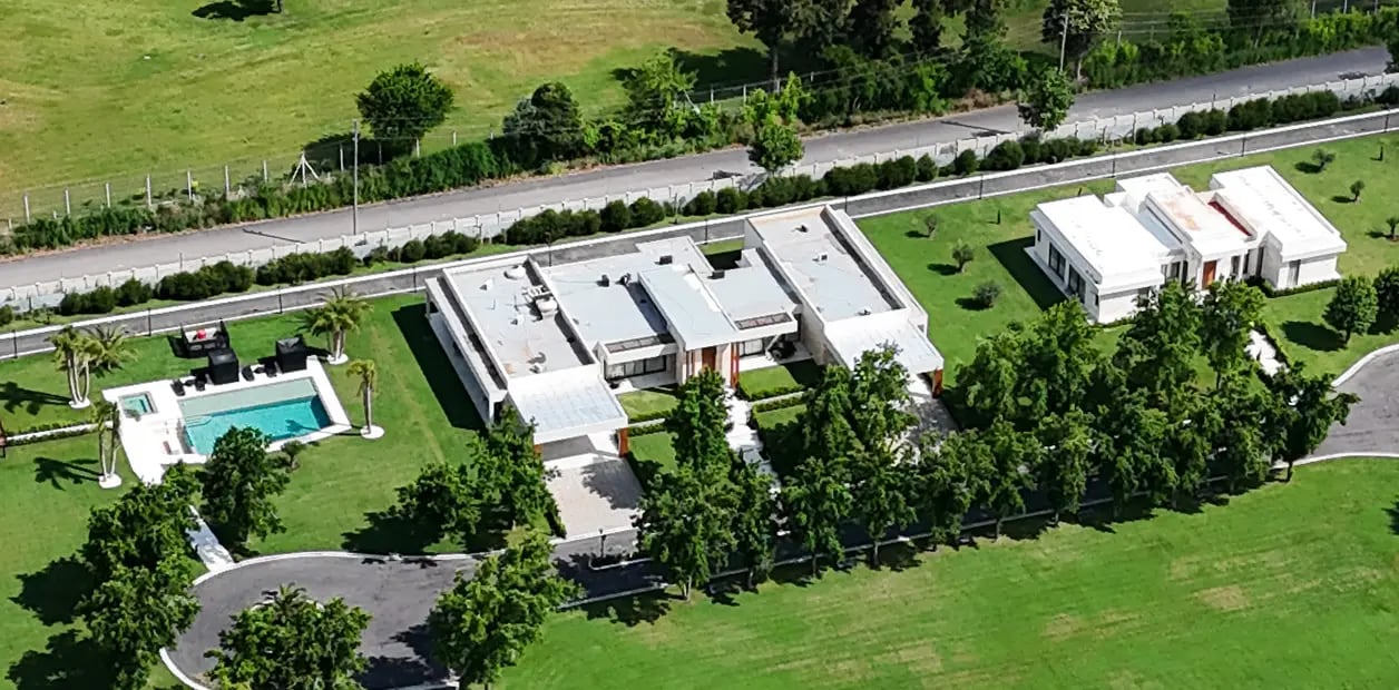 La quinta allanada en Pilar en la investigación que apunta a los bienes de Claudio Tapia