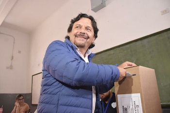 El candidato del Frente Sáenz