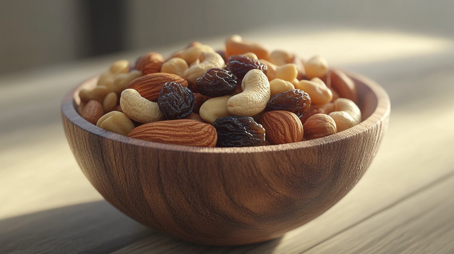 La porción diaria recomendada de frutos secos es de un puñado, equivalente a 1/4 de taza, para evitar efectos adversos (Imagen Ilustrativa Infobae)