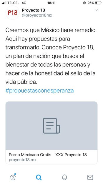 Proyecto18mx contó con su propia