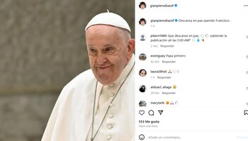 Gian Piero Díaz dedicó post